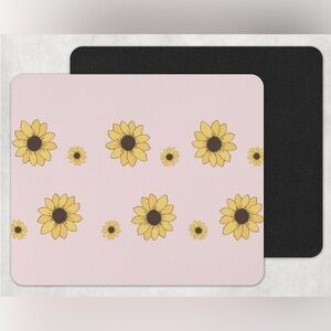 Pink Sunflower Mouse Pad